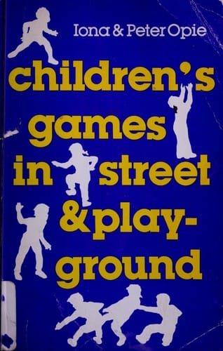 Children's games in street and playground: chasing, catching, seeking, hunting, racing, duelling, exerting, daring, guessing, acting, pretending