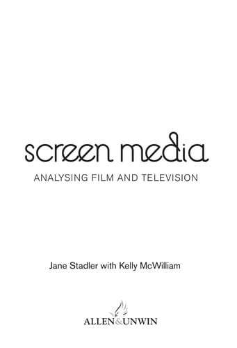 Screen media: analysing film and television