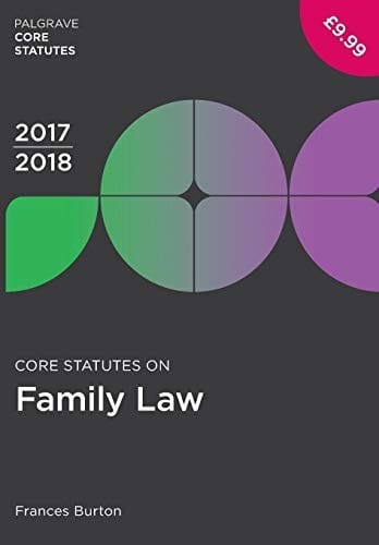 Core Statutes on Family Law 2017-18