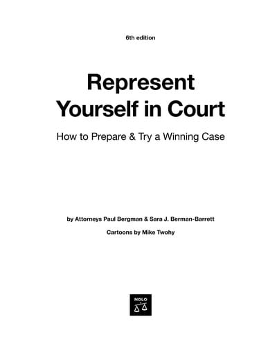Represent Yourself in Court