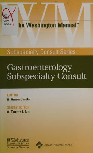 The Washington manual gastroenterology subspecialty consult