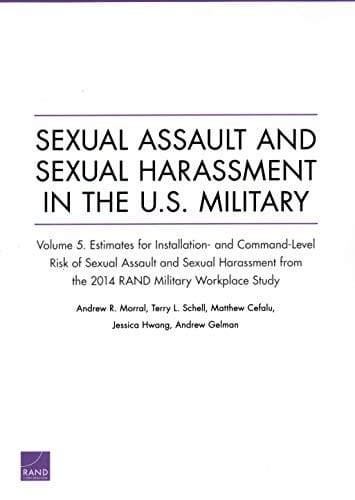 Sexual Assault and Sexual Harassment in the U.S. Military: Estimates for Installation- and Command-Level Risk of Sexual Assault and Sexual Harassment ... 2014 RAND Military Workplace Study