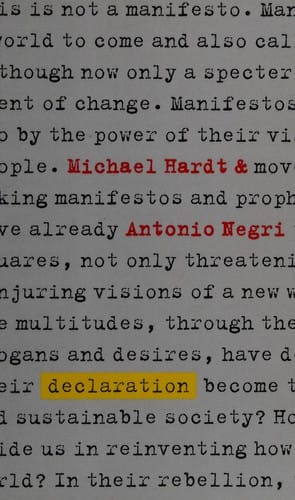Declaration