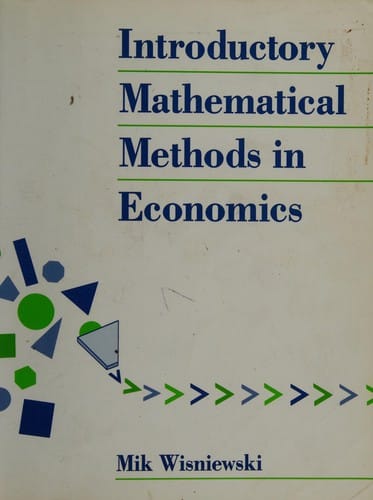 Introductory mathematical methods in economics