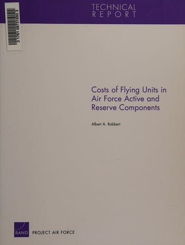 Costs of flying units in Air Force active and reserve components