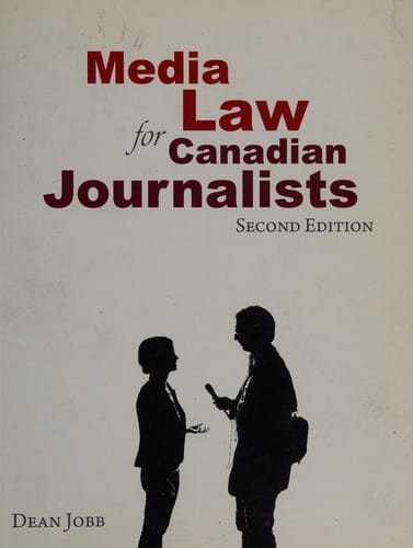 Media law for Canadian journalists