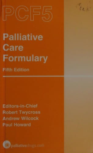 PCF5: palliative care formulary