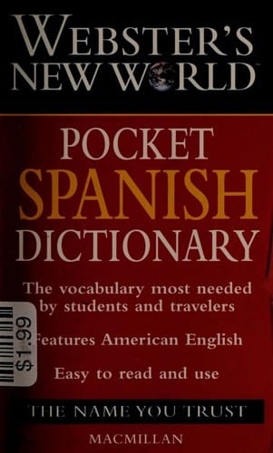 Websters new world pocket spanish dictionary