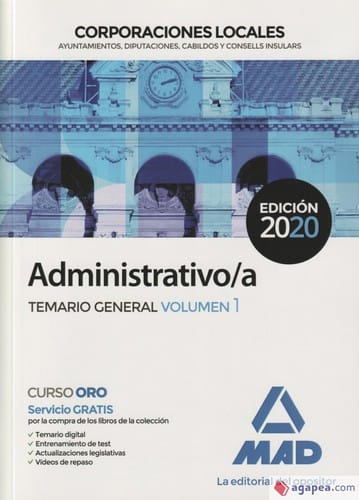 Administrativo/a de corporaciones locales: temario general