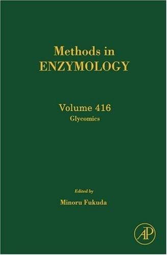 Glycomics, Volume 416 (Methods in Enzymology)