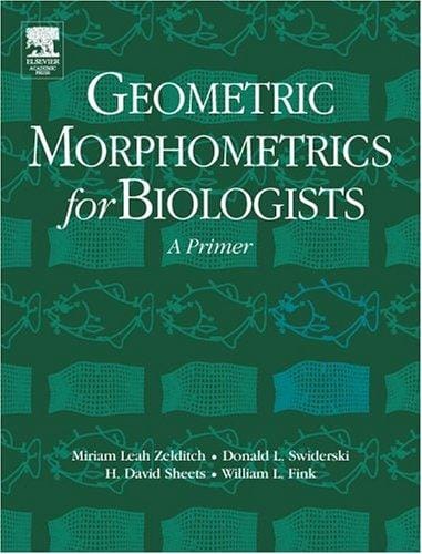 Geometric Morphometrics for Biologists