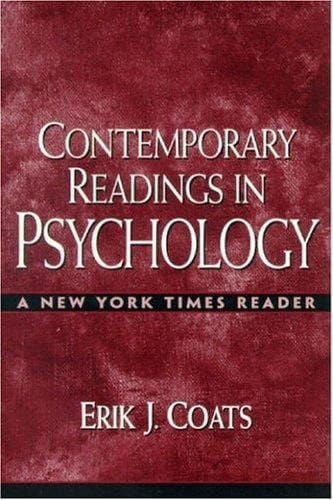 Contemporary Readings in Psychology: A New York Times Reader