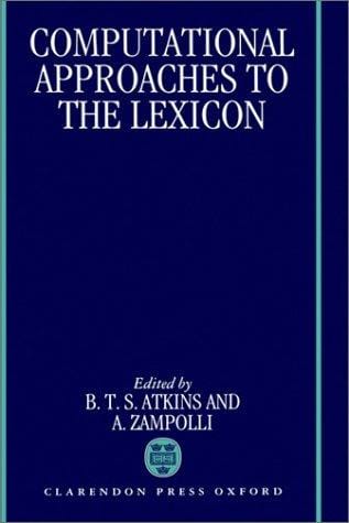 Computational approaches to the lexicon