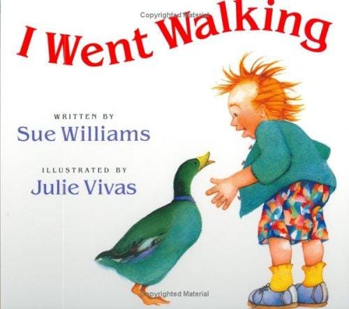 I Went Walking: Lap-Sized Board Book