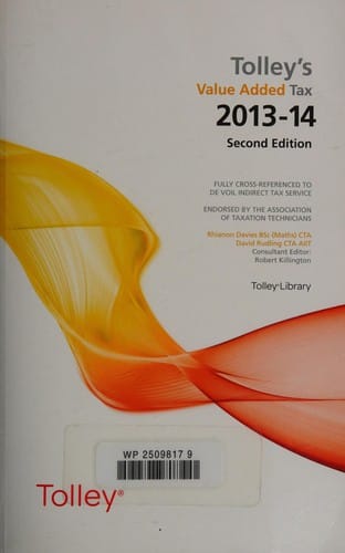 Tolley's value added tax 2013