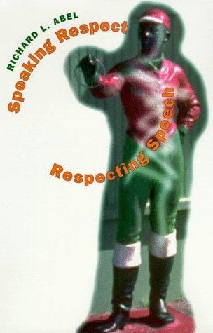 Speaking respect, respecting speech