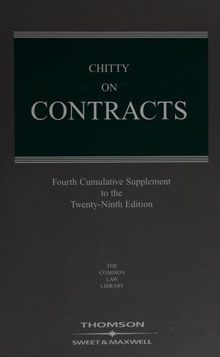 Chitty on Contracts