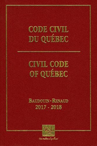Code civil du Qu�bec 2017-2018