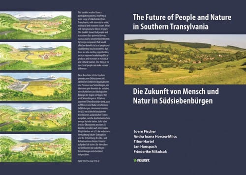 The Future of People and Nature in Southern Transylvania / Die Zukunft von Mensch und Natur in Südsiebenbürgen: A book by The Sustainable Landscapes Group with contributions by local expert