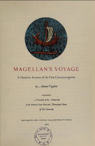 Magellan's voyage: a narrative account of the first circumnavigation