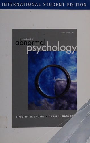 Casebook in Abnormal Psychology