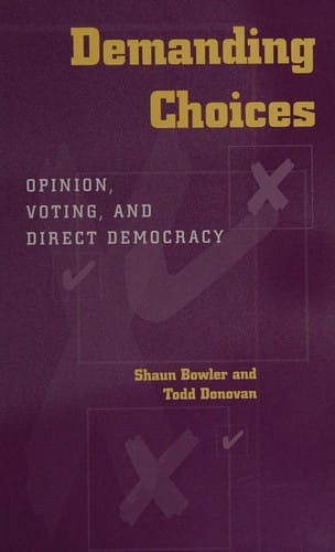 Demanding choices: opinion, voting, and direct democracy