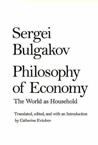 Philosophy of economy: the world as household