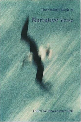 The Oxford book of narrative verse