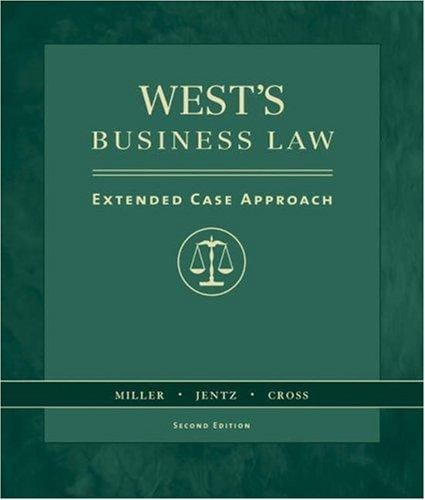 West's business law: extended case approach