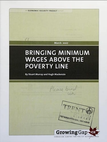 Bringing minimum wages above the poverty line