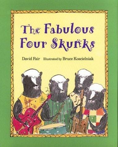 The fabulous four skunks