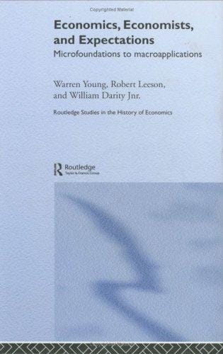 Economics, Economists and Expectations: From Microfoundations to Macroapplications (Routledge Studies in the History of Economics, 65)