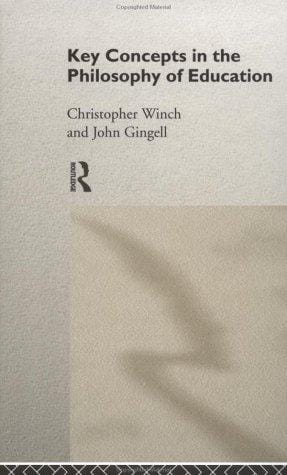Key concepts in the philosophy of education