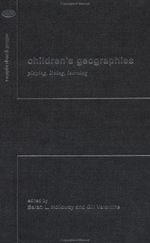 Children's Geographies (Critical Geographies)