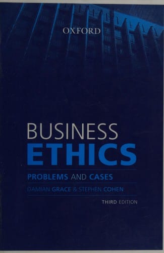Business ethics: problems and cases