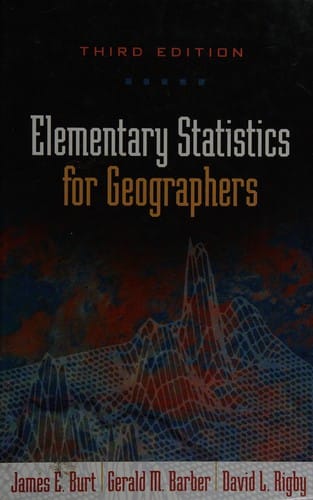 Elementary statistics for geographers