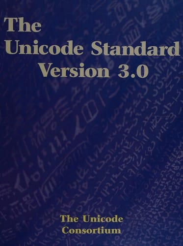 The Unicode standard, version 3.0