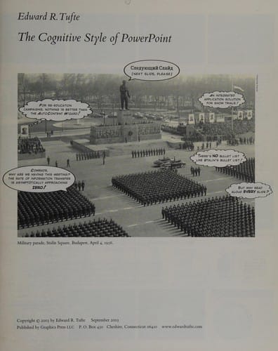 The Cognitive Style of PowerPoint