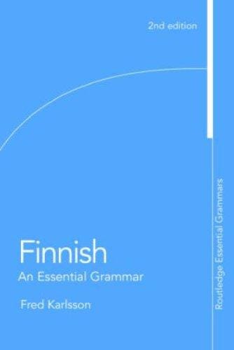 Finnish: An Essential Grammar (Essential Grammars)