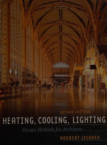Heating, cooling, lighting: design methods for architects