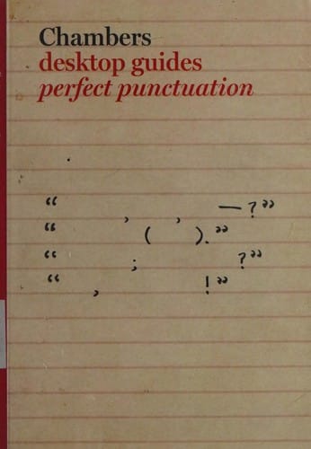 Chambers perfect punctuation