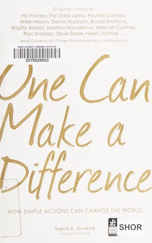 One can make a difference: how simple actions can change the world