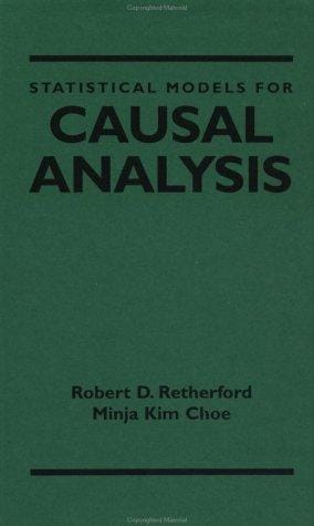 Statistical models for causal analysis