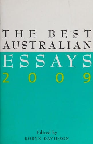 The best Australian essays 2009