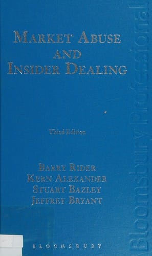 Market Abuse and Insider Dealing