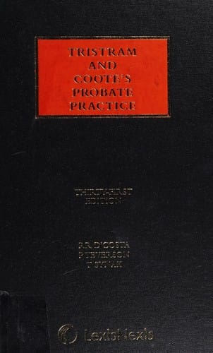 Tristram and Coote's probate practice