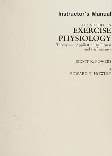 Exercise Physiology:Theory/Ap 2e I