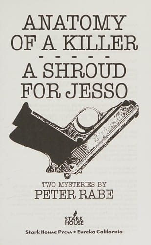 Anatomy of a killer ; A shroud for Jesso: two mysteries