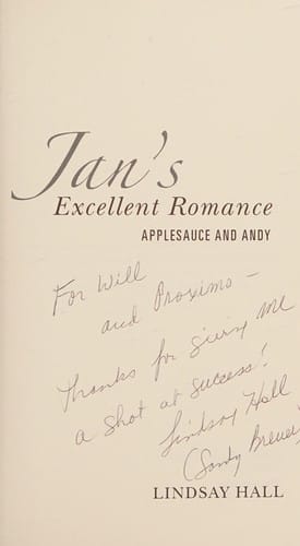 Jan's excellent romance: applesauce and andy
