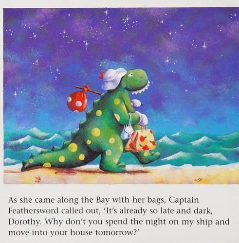 Dorothy the dinosaur moves in